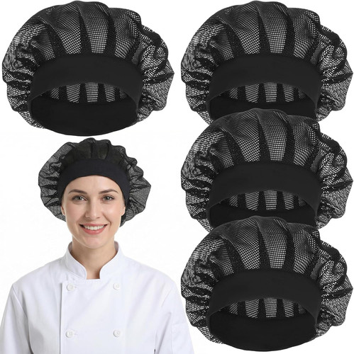 4pcs mesh chef cap - cap,,